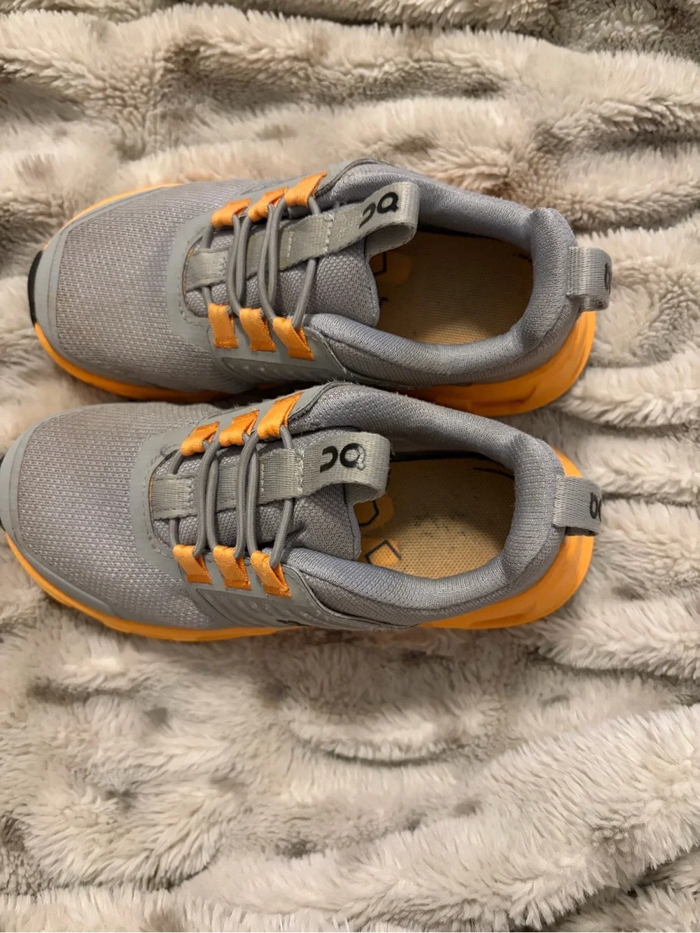 Cloudswift Gray & Orange Running Sneaker